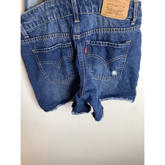 Levi's Kids Dark Blue Denim Overalls - Picture 4 of 10